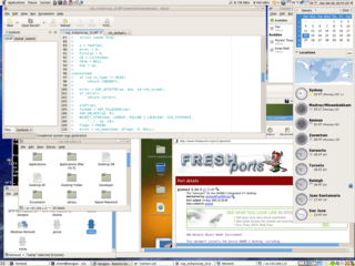 GNOME 2.24 Screen      Shot 2